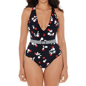 SKINNY DIPPERS  Fruiti Tutti Thrill One-Piece (M) - NWT